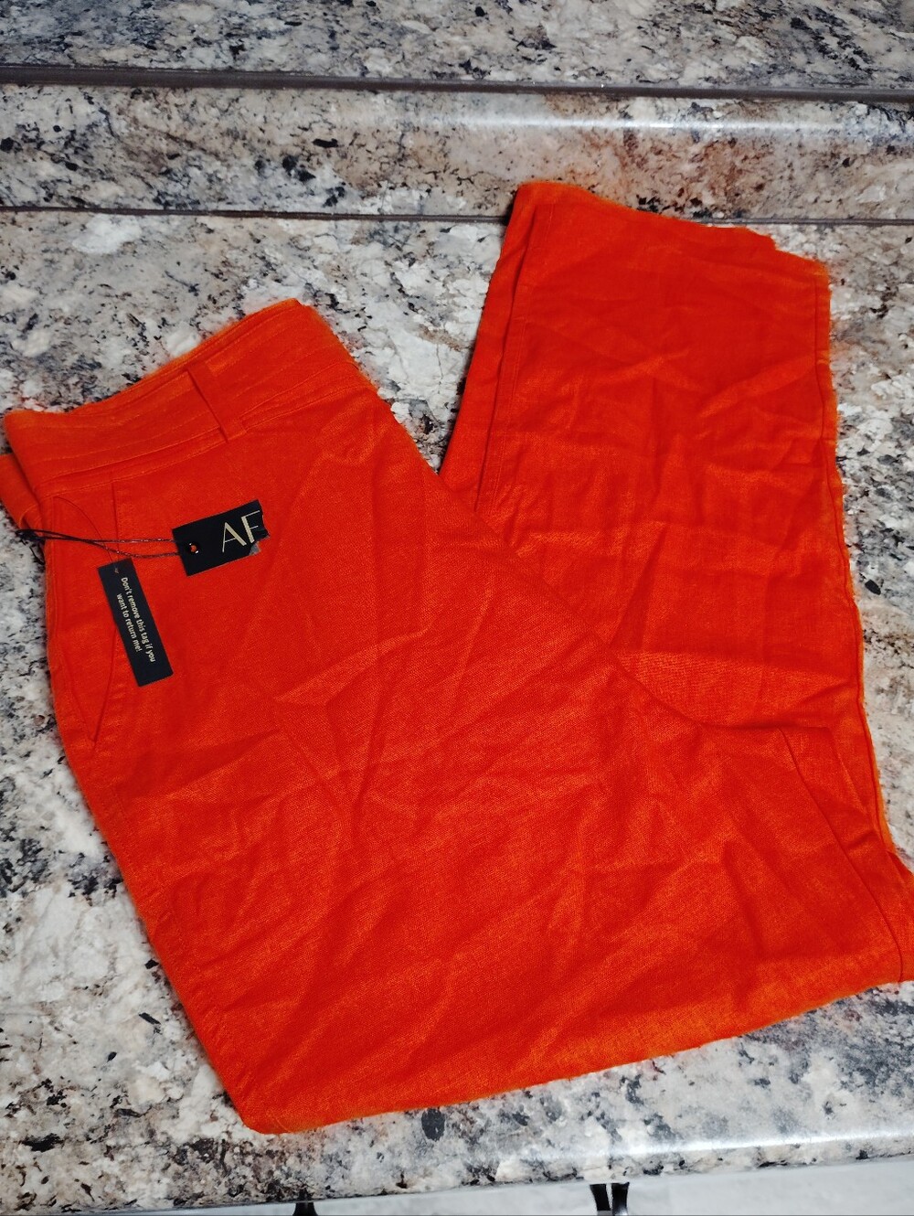 Nwt Women's XL AFRM Women's Red Chinos Pants Retail $98 - Picture 3 of 8